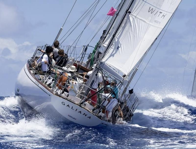 Galiana, Tapio Lehtinen's Finnish Swan 55, powers through the Caribbean during her 2026 Atlantic training campaign. Following Antigua and the 120th-anniversary Newport Bermuda Race, the returning OGR yacht continues preparing for the 2027 Ocean Globe Race - photo © Tapio Lehtinen Sailing