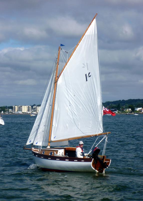 Margherita at the Yarmouth Gaffers Regatta photo copyright Chris Boxer taken at Yarmouth Sailing Club and featuring the Gaffers class