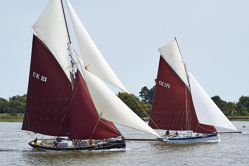 Maldon Town Regatta 2017 photo copyright Sandy Miller taken at Maldon Yacht Club and featuring the Gaffers class