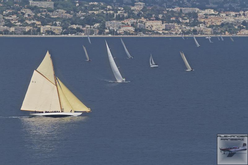 Régates Royales - Day 4 photo copyright Alexander Panzeri taken at Yacht Club de Cannes and featuring the Gaffers class
