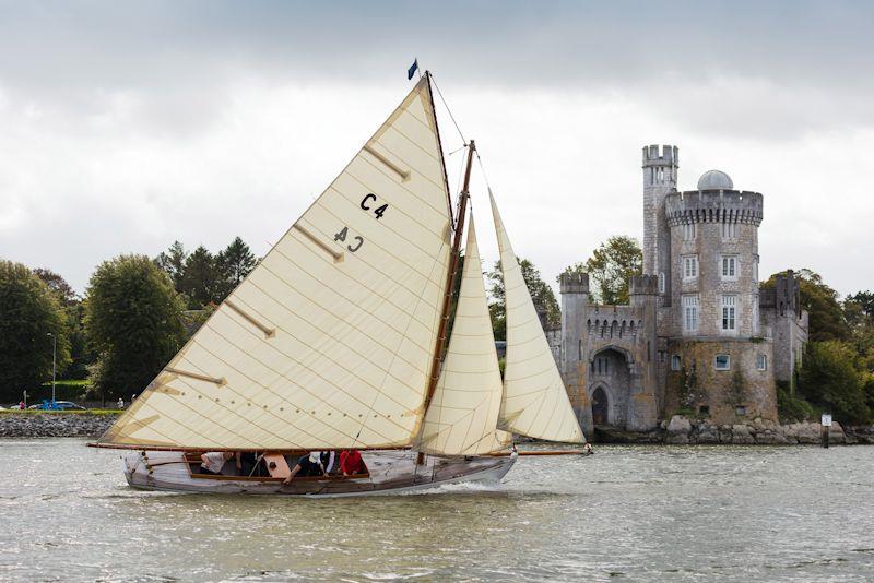 The Cork Harbour One Design (CHOD) 'Jap' competing in the Cobh to Blackrock Race 2020 photo copyright Robert Bateman taken at Royal Cork Yacht Club and featuring the Gaffers class