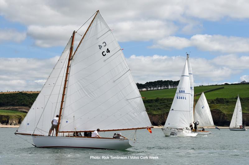 Cork Harbour One Design, Jap, helmed by Harold Cudmore - Day 3 of Volvo Cork Week 2022 photo copyright Rick Tomlinson / Volvo Cork Week taken at Royal Cork Yacht Club and featuring the Gaffers class