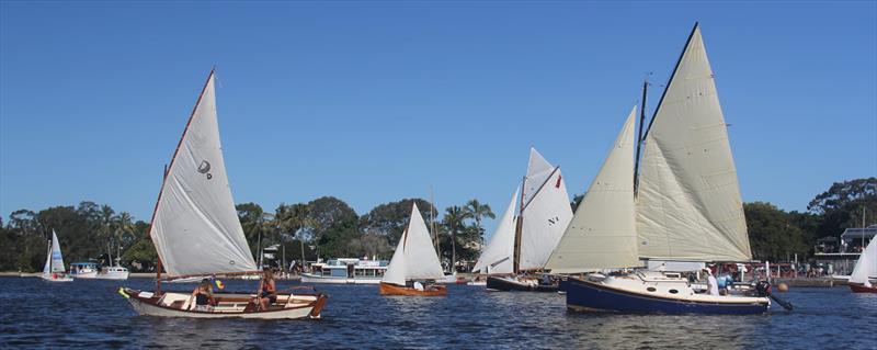 Noosa Yacht and Rowing Club Gaff Rig Regatta photo copyright Phil Atkins taken at Noosa Yacht and Rowing Club and featuring the Gaffers class