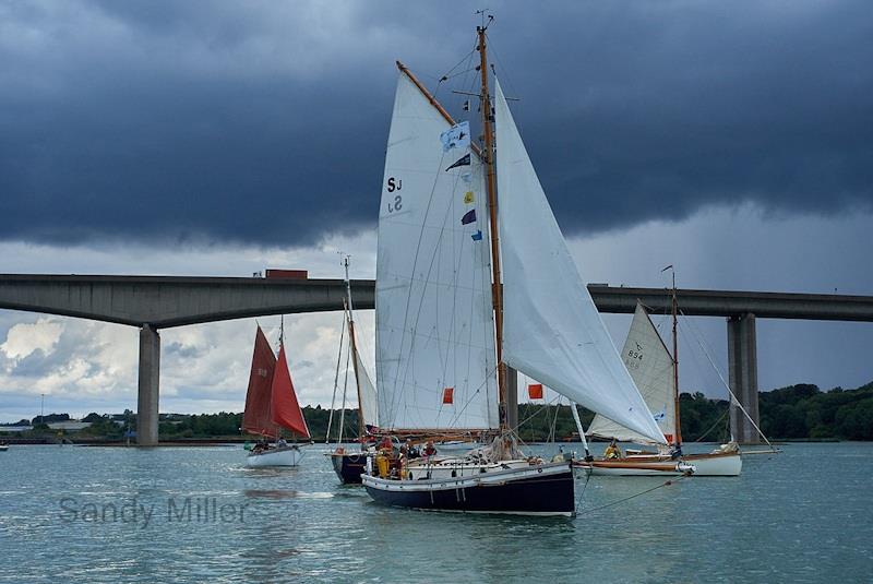 The parade of sail - OGA60 Jubilee Party on the River Orwell - photo © Sandy Miller / sandymillerphotography.pixieset.com