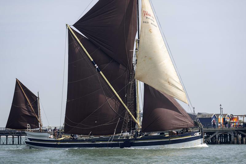 Edith May during the Thames Barge Race on the Thames Estuary, hosted by Thorpe Bay Yacht Club - photo © David Maynard / www.alleycatphotographer.com