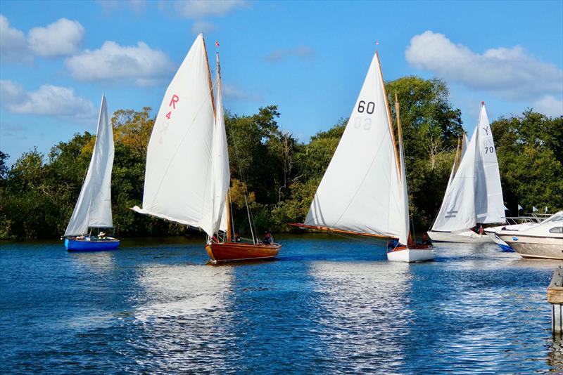 Busy weekend at Horning SC - downriver race to Thurne - photo © Holly Hancock