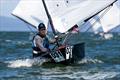 Sean Cleary, NZL on day 3 of the 2024 OK Dinghy World Championship Brisbane © Robert Deaves / www.robertdeaves.uk