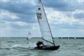 Dave Bourne mid-gybe on day 4 - OK Nationals at Dabchicks