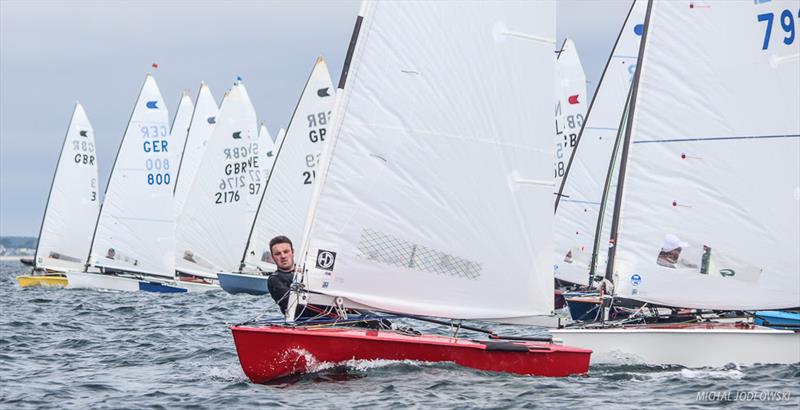 OK Dinghy Worlds at Quiberon day 3 photo copyright Robert Deaves taken at Société des Régates de Saint Pierre Quiberon and featuring the OK class