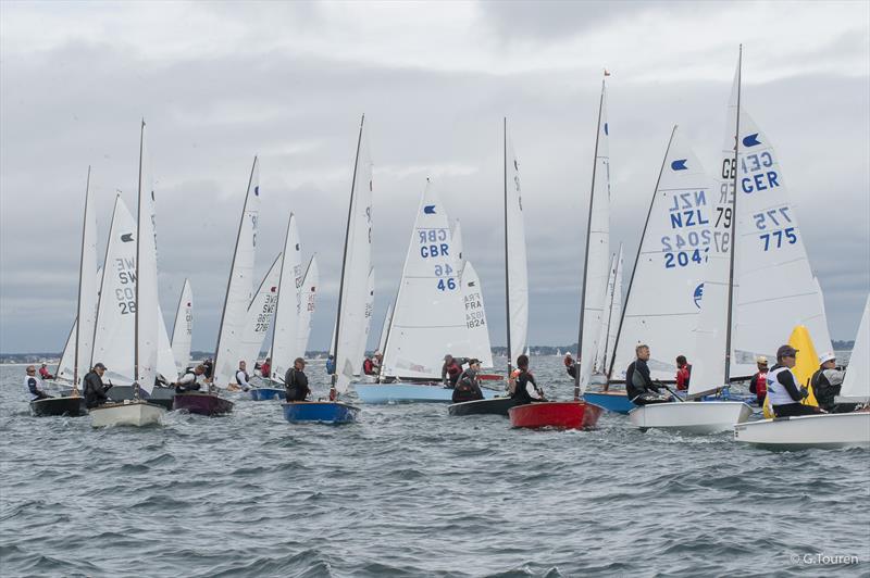 OK Dinghy Worlds at Quiberon day 3 photo copyright G Touren taken at Société des Régates de Saint Pierre Quiberon and featuring the OK class