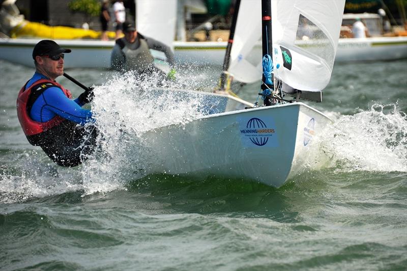 Tim Davies still leads overall after day 3 at the Australian OK Nationals - photo © Bruce Kerridge