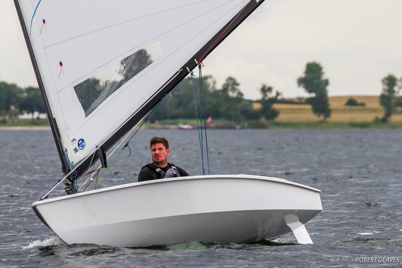 Luke Gower on day 2 of the OK Dinghy European Championship - photo © Robert Deaves