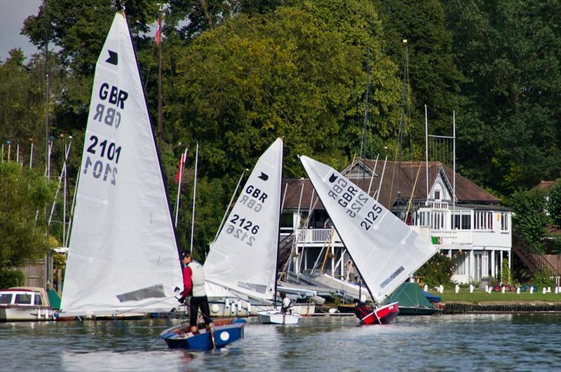 OKs at Upper Thames photo copyright UTSC taken at Upper Thames Sailing Club and featuring the OK class