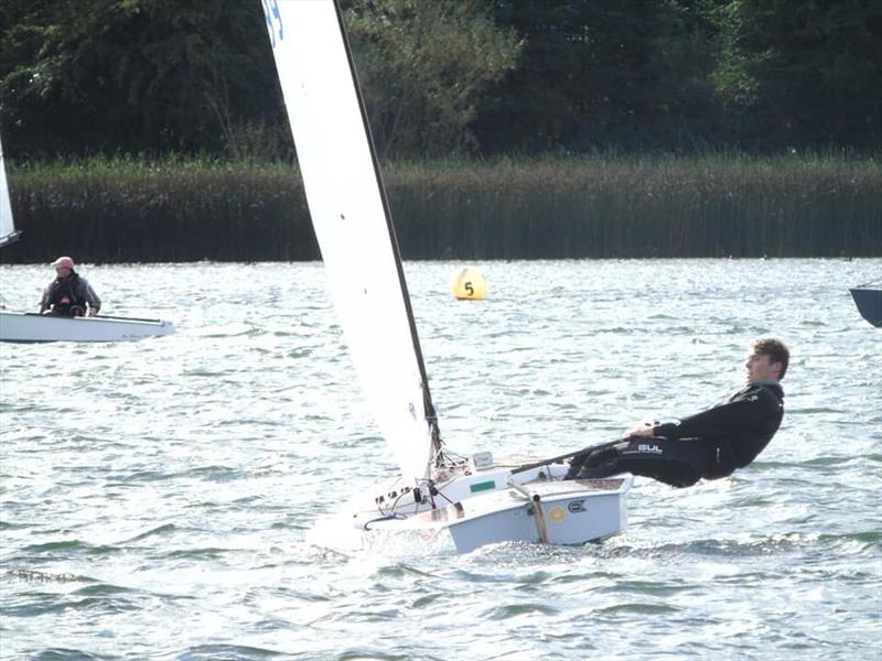 Ben Pickering during the South Staffs OK Open photo copyright SSSC taken at South Staffordshire Sailing Club and featuring the OK class