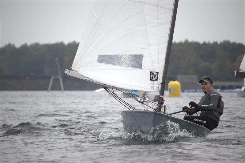 Ben Harden from sponsor Allen Sailing during the Allen 2021 OK Inlands at Chase - photo © Beth Tate
