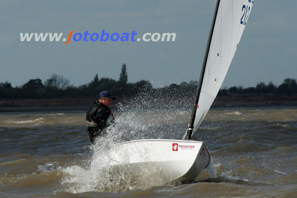A blustery weekend for the Merlins and OKs at Brightlingsea photo copyright Tim Bees / www.fotoboat.com taken at Brightlingsea Sailing Club and featuring the OK class