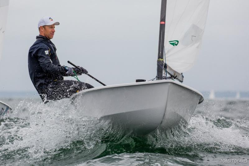 Fredrik Lööf is one of many former top Finn sailors taking part photo copyright Robert Deaves taken at  and featuring the OK class