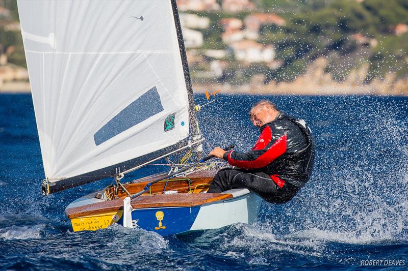 Laurent Petetin - 2018 OK Dinghy European Championship - Day 1 photo copyright Robert Deaves taken at  and featuring the OK class