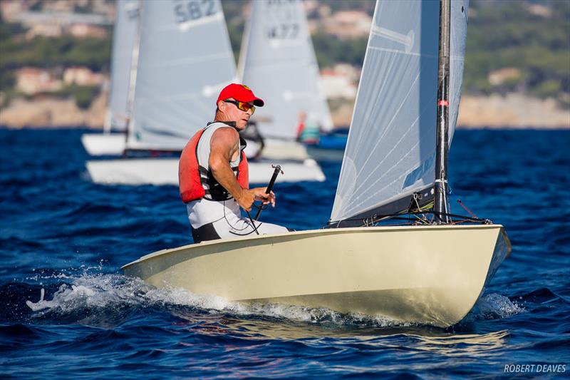 Stefan Myralf - 2018 OK Dinghy European Championship - Day 2 photo copyright Robert Deaves taken at  and featuring the OK class