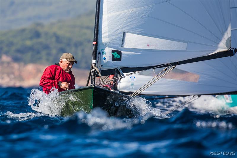 Malte Pedersen - 2018 OK Dinghy European Championship - Day 3 photo copyright Robert Deaves taken at  and featuring the OK class