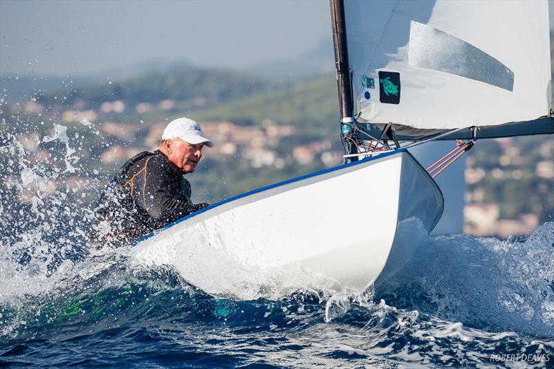 Rod Davis - 2018 OK Dinghy European Championship - Day 3 photo copyright Robert Deaves taken at  and featuring the OK class