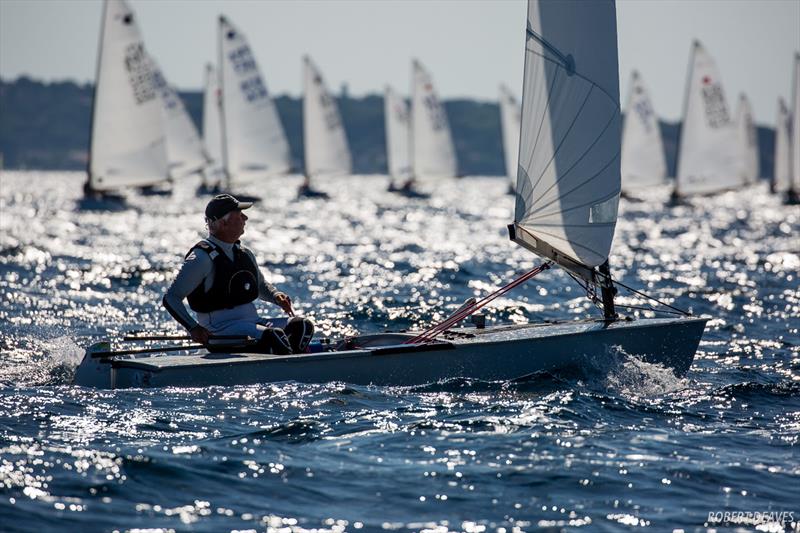 Greg Wilcox - 2018 OK Dinghy European Championship - Day 4 photo copyright Robert Deaves taken at  and featuring the OK class