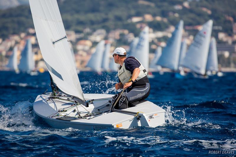 Chris Turner - 2018 OK Dinghy European Championship - Day 4 photo copyright Robert Deaves taken at  and featuring the OK class