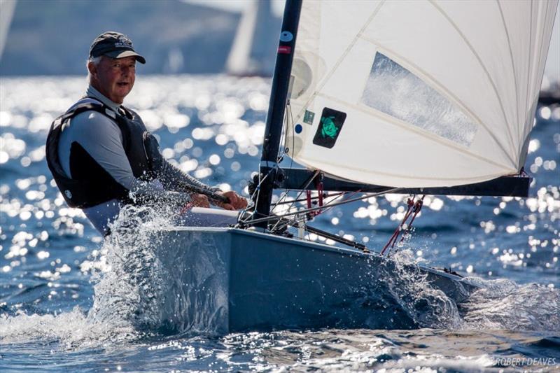World No. 1 Greg Wilcox in Bandol photo copyright Robert Deaves taken at  and featuring the OK class