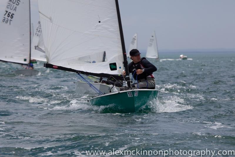Roger Blasse, 10 time Australian OK Dinghy champion - Australian OK Dinghy Nationals photo copyright Alex McKinnon Photography taken at  and featuring the OK class