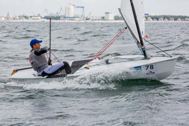 Jan Kurfeld took bronze at the 2018 OK Dinghy World Championship - photo © Robert Deaves