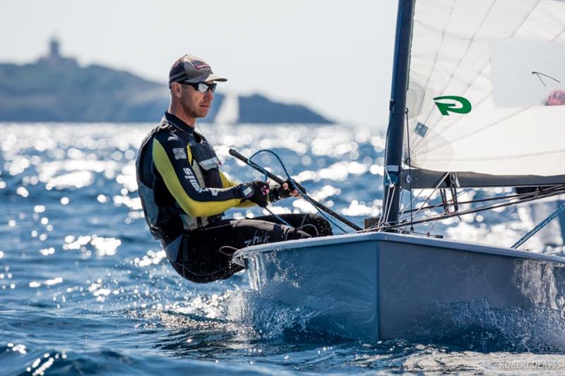 Fredrik Lööf in OK Dinghy World Championship Bandol in 2018 photo copyright Robert Deaves taken at  and featuring the OK class