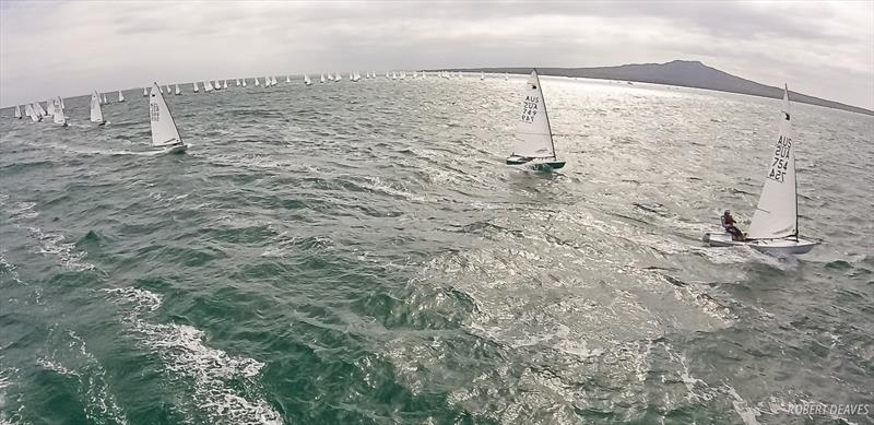 Day 2 of New Zealand Nationals - OK Dinghy Nationals 2019 photo copyright Robert Deaves taken at Wakatere Boating Club and featuring the OK class