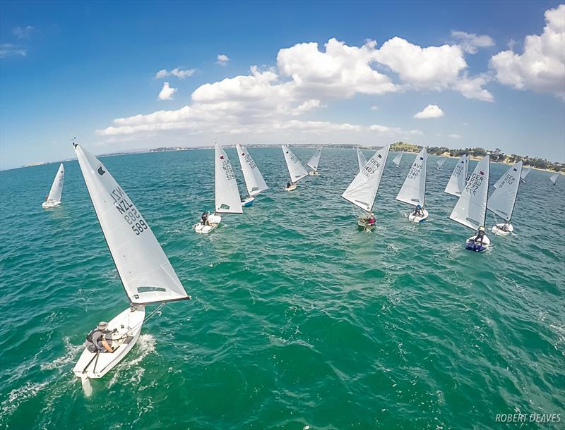 Tuesday training - OK Dinghy World Championship 2019 photo copyright Robert Deaves taken at Wakatere Boating Club and featuring the OK class