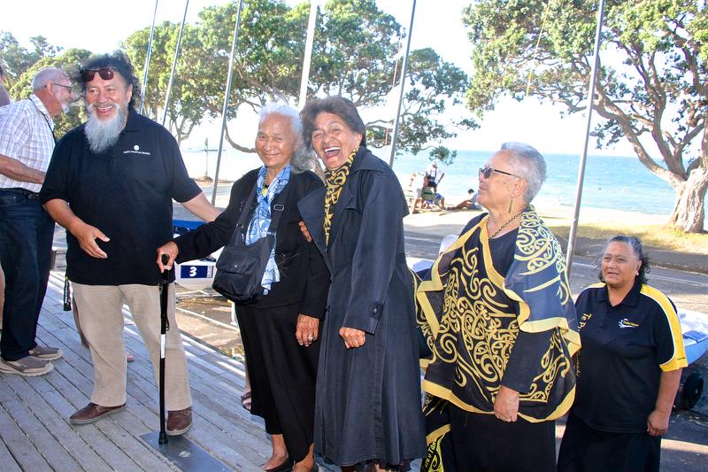 Members of Ngati Whatua arrive at the Club ahead of the Opening Ceremony - Symonite OK Worlds, Wakatere BC - February - photo © Richard Gladwell