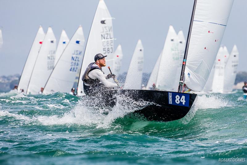 Practice Race - 2019 Symonite Int OK Dinghy World Championships, February 2019 photo copyright Robert Deaves taken at Wakatere Boating Club and featuring the OK class