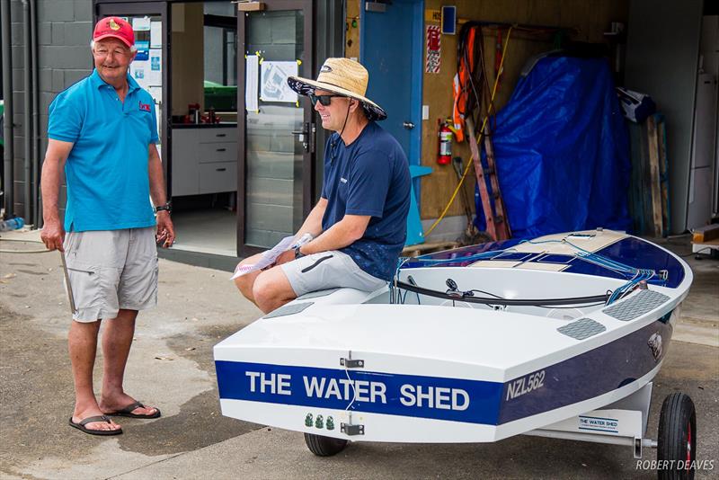 Triple Olympian Dan Slater (right) with former World OK Champion Greg Wilcox (NZL) - 2019 Symonite Int OK Dinghy World Championships, February 2019 - photo © Robert Deaves