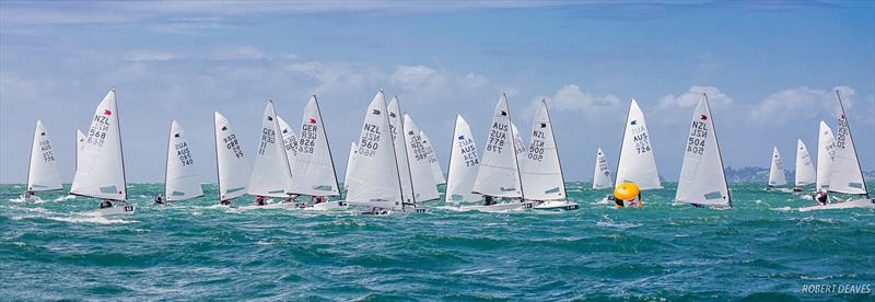 Practice Racing - 2019 Symonite Int OK Dinghy World Championships, February 2019 photo copyright Robert Deaves taken at Wakatere Boating Club and featuring the OK class