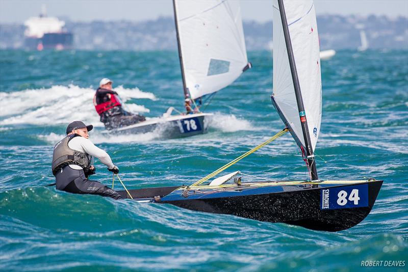 Practice Race - 2019 Symonite Int OK Dinghy World Championships, February 2019 photo copyright Robert Deaves taken at Wakatere Boating Club and featuring the OK class