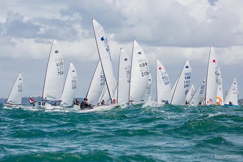 Practice Race  - 2019 Symonite Int OK Dinghy World Championships, February 2019 photo copyright Robert Deaves taken at Wakatere Boating Club and featuring the OK class