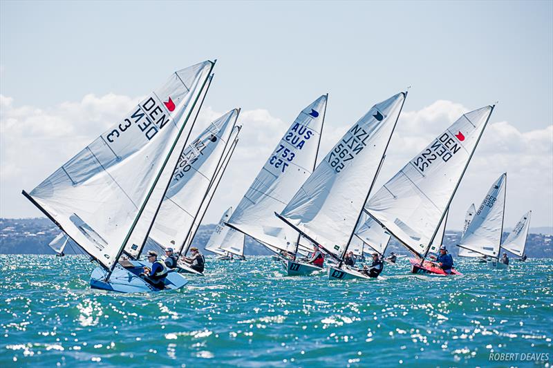  - Day 1, 2019 Symonite OK Worlds , Wakatere BC, February 10, 2019 photo copyright Robert Deaves taken at Wakatere Boating Club and featuring the OK class