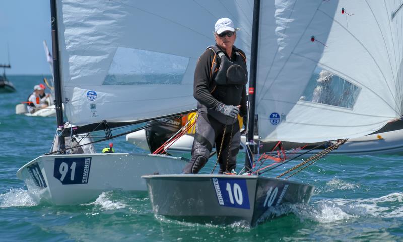 Rod Davis (NZL) - Symonite OK World Championships - Day 1, February 10, 2019 - photo © Richard Gladwell