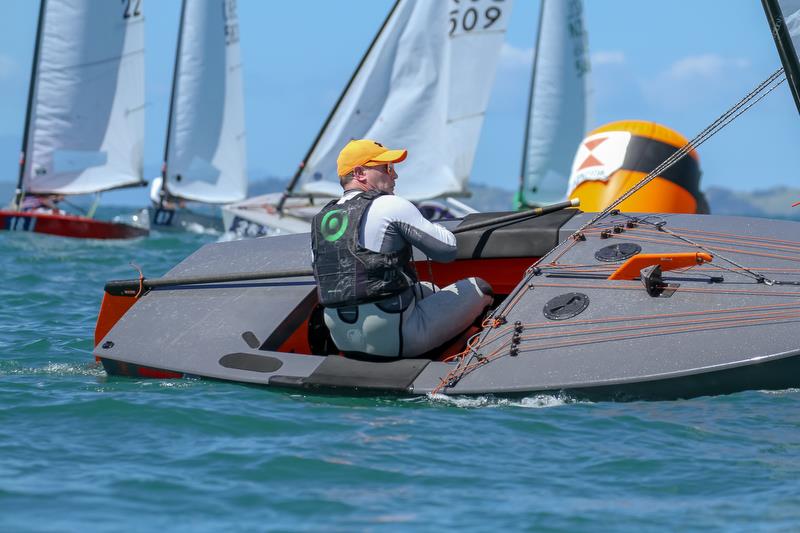 Ian Hopwood (GBR) - Symonite OK World Championships - Day 1, February 10, 2019 photo copyright Richard Gladwell taken at Wakatere Boating Club and featuring the OK class