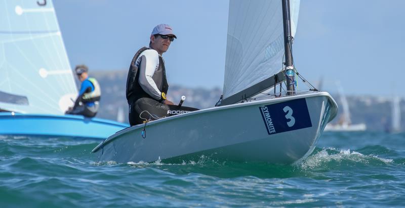 Nick Craig (GBR) - Symonite OK World Championships - Day 1, February 10, 2019 photo copyright Richard Gladwell taken at Wakatere Boating Club and featuring the OK class