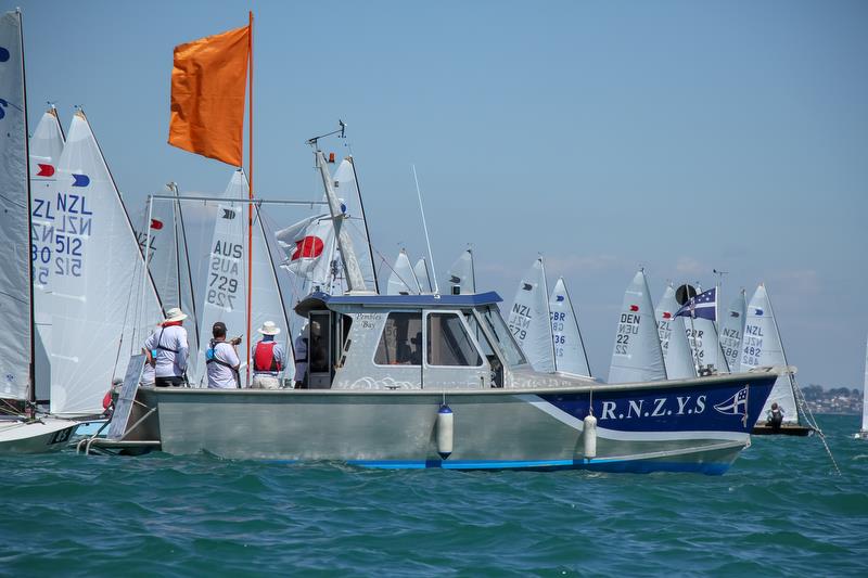 Start Race 2 - Day 2 - 2019 Symonite OK World Championship, Wakatere BC - February 11, 2019 - photo © Richard Gladwell