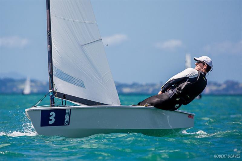Nick Craig - Symonite OK Dinghy Worlds, Day 3 photo copyright Robert Deaves taken at Wakatere Boating Club and featuring the OK class