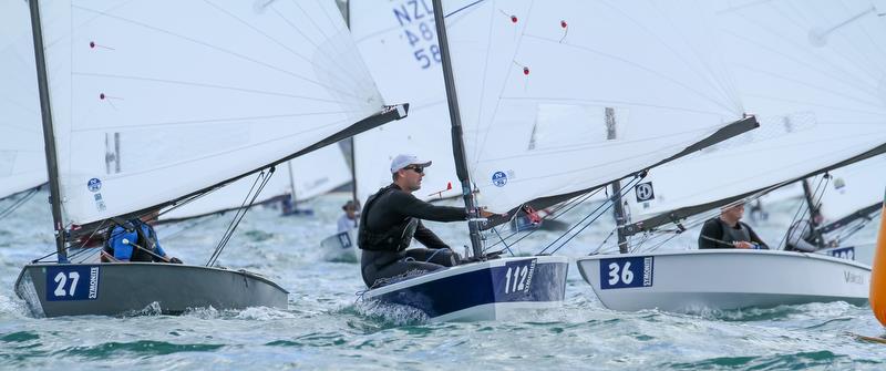 Dan Slater (112) - Day 3, Symonix OK World Championship, Wakatere Boating Club, February12, 2019 - photo © Richard Gladwell