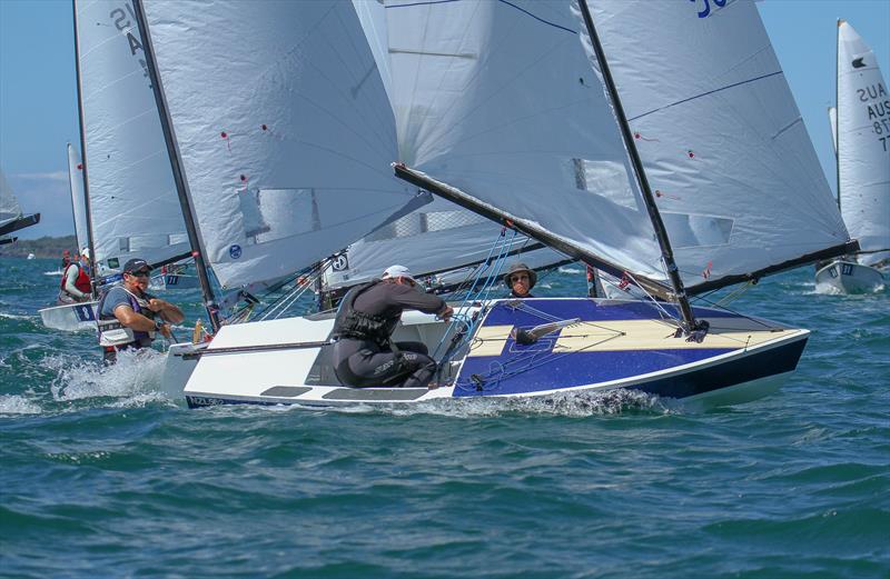 Dan Slater - Day 4 - 2019 Symonite OK Worlds - February 2019, Wakatere Boating Club - photo © Richard Gladwell