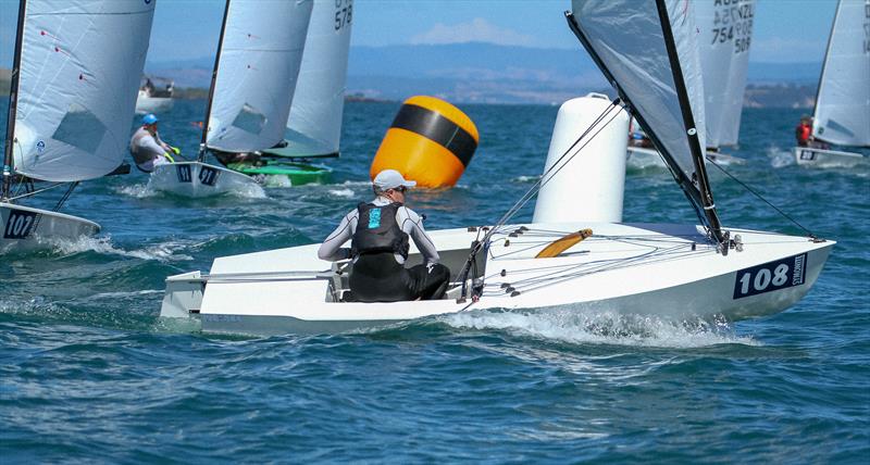 Josh Armit - Day 4 - 2019 Symonite OK Worlds - February 2019, Wakatere Boating Club photo copyright Richard Gladwell taken at Wakatere Boating Club and featuring the OK class