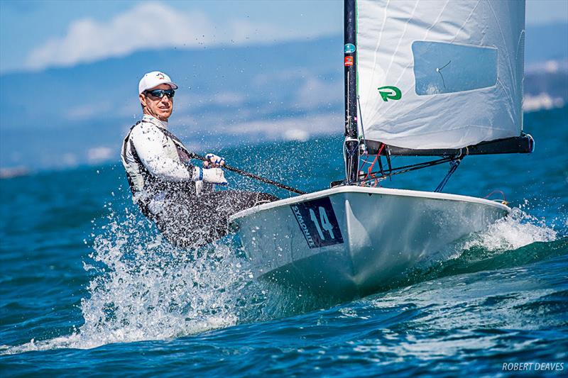 Fredrik Lööf  - 2019 Symonite OK Dinghy World Championship photo copyright Robert Deaves taken at Wakatere Boating Club and featuring the OK class