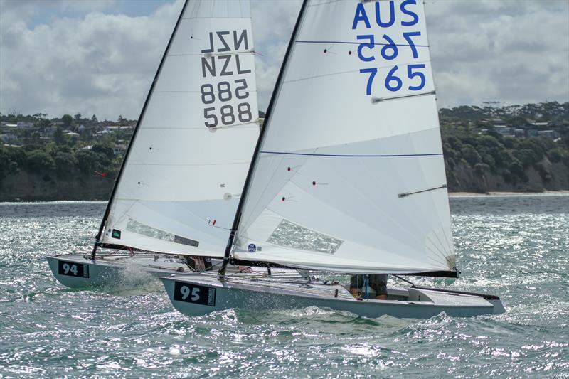 2019 Symonite OK World Championship - February 12, 2019 photo copyright Richard Gladwell taken at Wakatere Boating Club and featuring the OK class